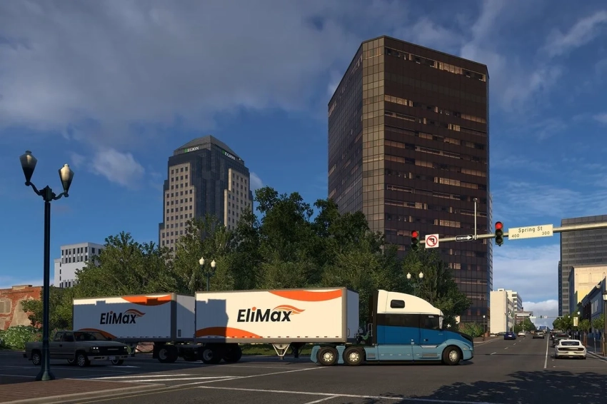 Авторы American Truck Simulator показали Шривпорт из дополнения про Луизиану